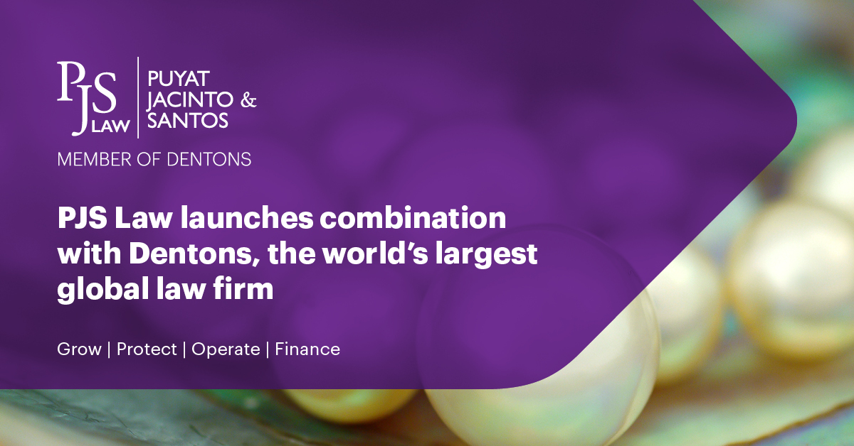 PJS Law launches combination with Dentons, the world's largest global law firm